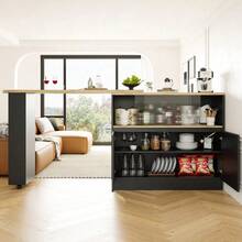 Dining Tables - Black + MDF - View 4