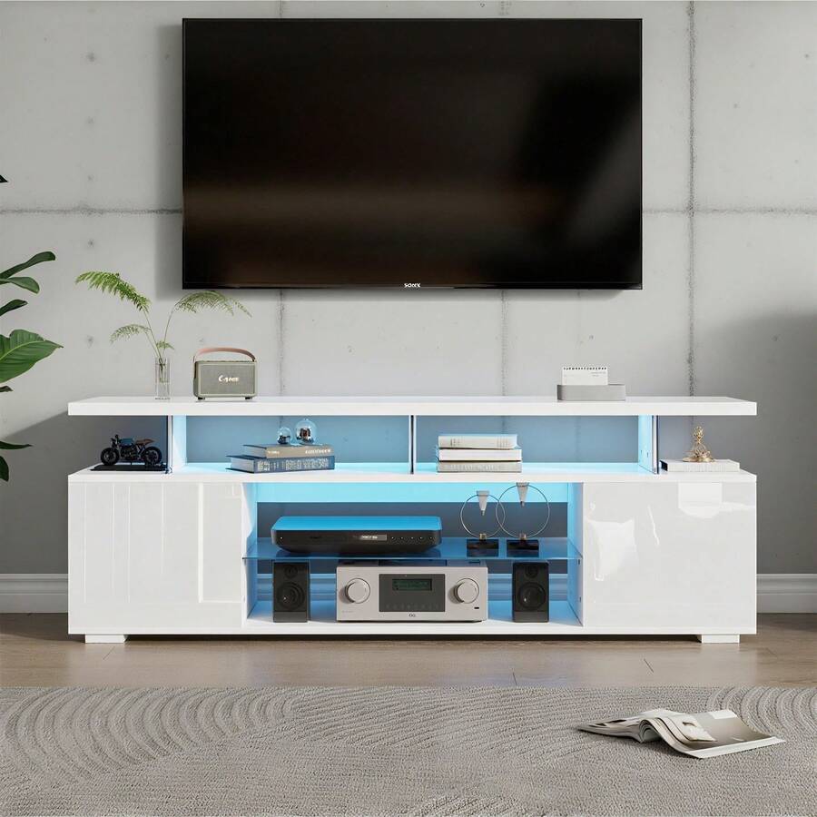 Television Stands & Entertainment Centers - White - View 1