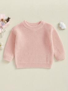 Newborn Baby Sweaters - Pink - View 3