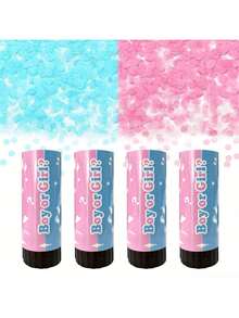 8个五彩纸屑礼炮，适用于性别揭晓派对、婚礼、返校季、生日派对、迎婴派对、周年纪念、圣诞节、返校用品、教室装饰、新年派对、趣味派对用品、装饰品和小礼物、房间家居装饰、母亲节、毕业典礼等场合（请勿将发射管对准人或物体）。 - 彩色 - 查看 19