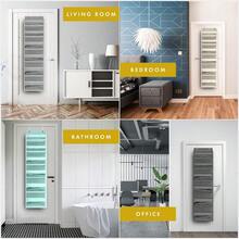 UPGRADED 1 PC Over The Door Organizer 55x14x6.7 6 Large Capacity Front And 12 Side Pockets Over Door Organizer Hanging Storage Organizer Versatile Baby Closet Organizer Baby Blue - Babyblue - View 5