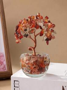 紅瑪瑙透明底座