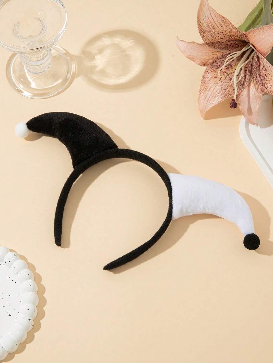 1pc Halloween Funny Clown Holiday Party Headband, Suitable For Holiday Animals, Elegant Polyester Headband, All Seasons - Multicolor - View 1