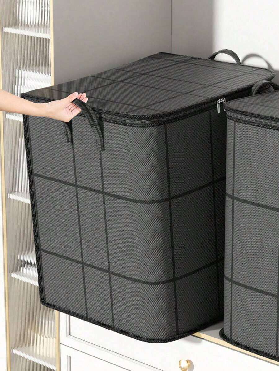 1PC Home Organization Storage Bag, Plush Toy Storage Bag, Clothing Quilt Storage Bag, Drawer Closet Organizer Bag, Upgraded Thickened Fabric, Wider Comfortable Handle, Suitable For Home Storage, Warehouse Storage, Family Gift. Bedroom, Organizer, Home Storage, White T Shirt Women, Black Pants Women, Ladies Winter Clothes, Dress,