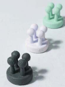 2025家居新品推荐-免钉硅胶无缝四爪墙钩，浴室牙刷牙膏剃须刀粘钩 - 彩色 - 查看 14