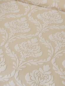 1/4 Pcs Beige Chair Cover, Minimalist Jacquard, Jacquard Velvet Fabric, Suitable For Hotel And Home, Home Decor - Beige - View 3