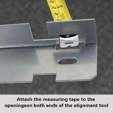 2-Piece Premium Wheel Alignment Tool Plates With Hanging Holes, Heavy-Duty Steel Construction, Precise Alignment, Rust-Resistant, Professional Mechanic Wheel Alignment Tool, Easy To Install, Universal, Toe Alignment Tool Plates 2-Piece - Silver - View 4