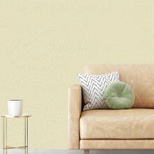 Arthome 40x310CM Papel Tapiz Autoadhesivo,Vinilo de PVC Impermeable, a prueba de Aceite,Papel Pintado para Cubierta de Muebles, Encimera, Cocina, Revestimiento de Estante Grano Seda Gris - Amarillo - Ver 7