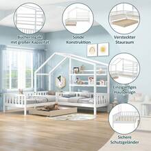 Kids Bed Frames, Headboards & Footboards - White - View 4