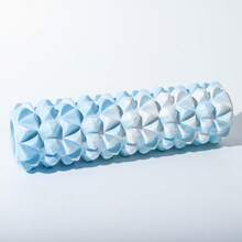 迷彩泡沫轴肌肉放松滚轴实心加长瑜伽柱狼牙棒按摩健身腿部按摩器腿部深层肌肉放松按摩器材健身运动助手 - 彩色 - 查看 14