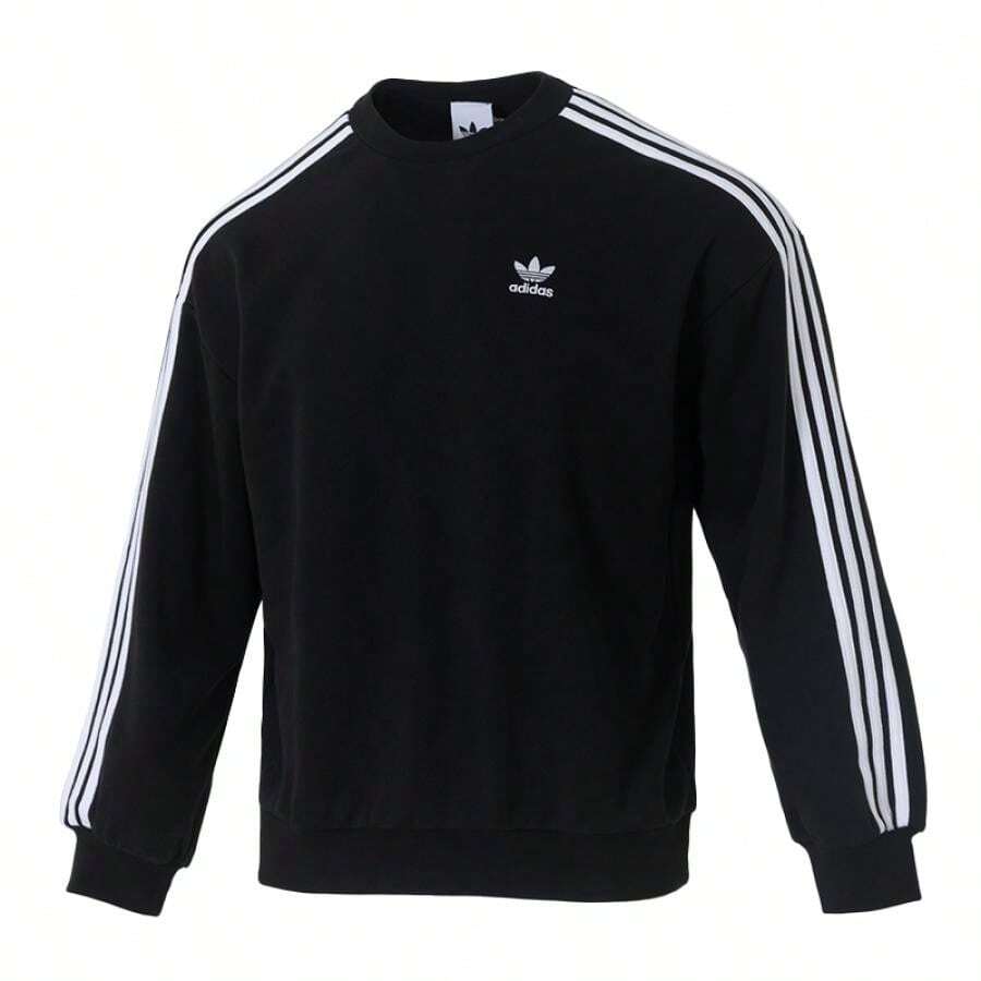 Adidas Men's Oversized Sweatshirt/Pullover, Crew, Casual, Simple, Comfortable, And Sporty Sweatshirt JN9786 - Black - View 1