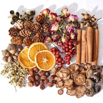 1 包 90g/120g/150g/180g/210g 人造装饰蜡蜡烛制作套件，干植物，香味，适合 DIY 手工蜡烛、肥皂、家居装饰，适合客厅、卧室、办公室、咖啡厅，适合节日活动、派对