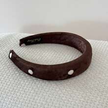 2025 Bandeau vintage à pois brodé pour femmes, serre-tête pour un port quotidien - FG89351 - Voir 16