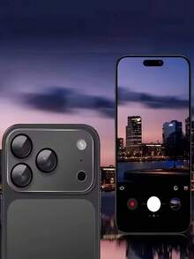 Shockproof Lens Protective Film 3pcs Full Coverage Camera Lens Tempered Glass Protector Film Compatible With Iphone 17 14 15 13 16 Pro Max Plus 17 Air Accessories For Daily Protection Office Home Use Waterproof Anti-Fall Anti-Scratch Anti-Pressure Spring Anniversary Gift - Clear - View 7