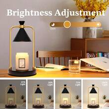 Candle Warmer Lamp With Timer Dimmer,Unique Birthday Gifts For Women Mom,House Warming Gifts New Home Room Decor,Wax Melt Warmer For Scented Wax Jar Candles (Black-Small)Thanksgiving Gifts, Christmas Gifts, Halloween Gifts, Valentine's Day Gifts, New Year Gifts