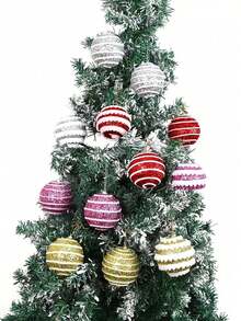 3pcs Holiday Decorations, Christmas Decorations, Christmas Balls, Foam Balls