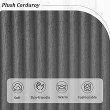 Modern Style U-Shaped 129-Inch Oversized Modular Sofa, Terry Fabric, With Reclining Seat, Durable, Comfortable Design, Simple And Elegant, Suitable For Living Room,Dark Grey - Màu xám đen - Xem 3