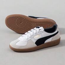 Puma 彪馬SuedeMayuUp防滑耐磨輕便復古厚底麵包鞋增高休閒鞋 380686-01 - 米白色 - 查看 7