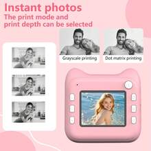Instant Photo Printer Camera - 1080P HD Selfie/Videos With Pro Filters, Built-In Printing Paper | Portable -Style Camera For Travel, Dates & Social Events | 1300mAh Battery | Best Gift For Him/Her - ZSK-multicolor - View 8