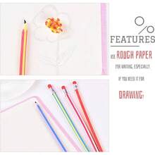 40 Pieces Flexible Soft Pencil, Soft Pencils With Eraser, Magic Bend Pencils Students, School Supplies