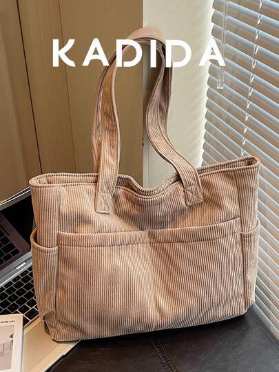 1pc Minimalist Large Capacity Multi-Pocket Shoulder Bag, Suitable For Traveling, Shopping, Vacation