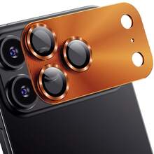 1 pezzo Protezione per obiettivo fotocamera in vetro temperato ultra-trasparente, copertura completa anti-graffio, adatta per serie 17/17 Air/17 Pro/17 Pro Max