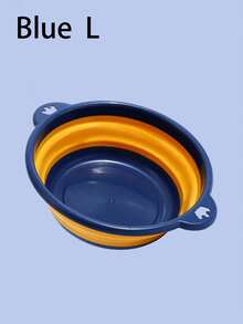 1 pièce Cuvette de lavage pliable portable, rangement pratique, évier pliant rond économise de l'espace, cuvette de lavage pliable en plastique polyvalente et portable pour la vaisselle, le camping, les voyages, la lessive, cuvette pliante pour la rentrée scolaire