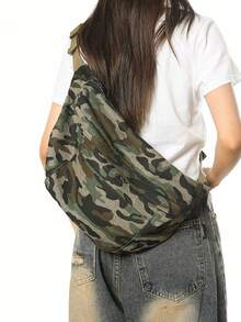 Damen Leopard Muster Brusttasche, modische Umhängetasche für Herbst/Winter, sportliche multifunktionale Hüfttasche