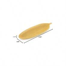 Leaf Wooden Decorative Tray: Leaf Shaped Wood Key Tray Decor Plate Bowl Candle