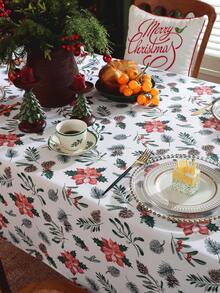 1 chiếc khăn trải bàn in kỹ thuật số 100% Polyester, họa tiết hoa ngẫu nhiên, thích hợp cho Giáng sinh, nhà bếp, bàn ăn, hình chữ nhật, hình vuông, bàn cà phê, tủ đựng đồ, trang trí nhà cửa, không khí Giáng sinh, tụ họp gia đình, miếng lót đĩa, phòng khách, phòng ngủ, sân, trong nhà ngoài trời, cắm trại, biệt thự, ngày lễ, tiệc tùng, trang trí đám cưới, có nhiều kích cỡ - Nhiều màu - Xem 9