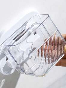 1pc Multi-Functional Wall-Mounted/Hanging Plastic Decor - Creative Vase, Mini Office Fish Tank & Hanging Hydroponic Planter For Living Room Home Decoration Accent, Space-Saving Indoor Plant/ Aquarium Display