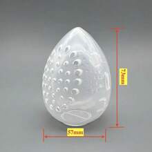 3 pièces Support pour éponge de maquillage, boîte de rangement indépendante pour éponge de maquillage, organisateur en plastique portable et durable sans électricité