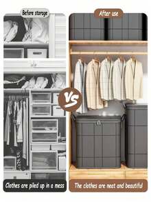 1PC Home Organization Storage Bag, Plush Toy Storage Bag, Clothing Quilt Storage Bag, Drawer Closet Organizer Bag, Upgraded Thickened Fabric, Wider Comfortable Handle, Suitable For Home Storage, Warehouse Storage, Family Gift. Bedroom, Organizer, Home Storage, White T Shirt Women, Black Pants Women, Ladies Winter Clothes, Dress,