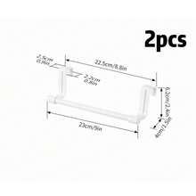 Long Kitchen Towel Bar, Stainless Steel Towel Rack For Cabinet Door, Bathroom & Kitchen - Black - View 19
