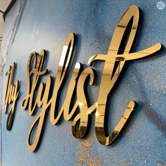 Pegatinas de espejo acrílico personalizadas, vinilos de pared personalizados con letras en oro/plata/negro, adecuados para dormitorios, salas de estar, bares, salas de club, estudios, vestidores, fondos de fiesta, arte de pared con nombre único, regalos perfectos de cumpleaños y días festivos para familiares, amigos y parejas, y regalos del Día de la Madre.