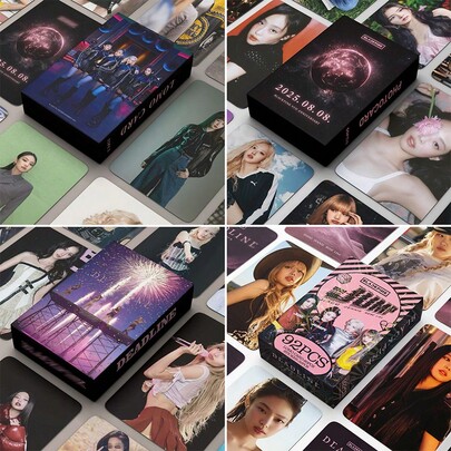 124 قطعة (60 بطاقة هولوغرافية + 64 ملصق) / 92 قطعة (60 بطاقة لومو + 32 ملصق) / 55 قطعة APT. 55 قطعة بطاقة صور عالية الدقة الوجه، بطاقات دعم محيطية، بطاقات هدايا عيد الحب، بطاقات هدايا صغيرة، بطاقات دعم مجموعة شعبية، بطاقات مجموعة صغيرة، بطاقات تحية مجموعة جديدة، بطاقات عرض مجموعة، ملحقات موسيقى شعبية، مجموعة صندوق ديكور بطاقات صغيرة