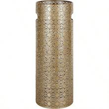 21 Inch Heavy Duty Metal Umbrella Stand Durable Storage Holder For Umbrellas Indoor And Outdoor Use Stylish And Modern Organizer For Entryways. Copper Lace - Gold Lace - View 2