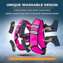 Weighted Vest For Men And Women 6Lb/8Lb/10Lb/12Lb/15Lb/20Lbs Adjustable Workout Vest For Gth Training Running Cardio Rucking Fitn And Cross Training