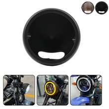 Copertura per faro a LED per motocicletta per Harley Dyna FXD Sportster XL1200 XL833, accessorio protettivo per faro da 5-3/4 pollici per motocicletta