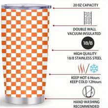 1pc 20 Oz Stainless Cup, Coffee Mug, Easy One Handed Operation For Busy Lifestyles, Wedding Favor For Guests, Cold Drinks For Backyard BBQ Parties, Hot And Cold, A Vacationer' S Glean