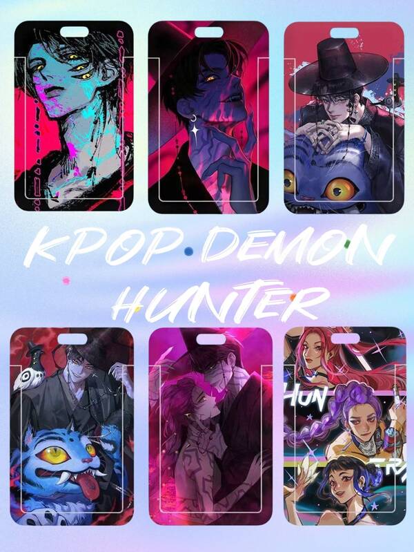 K-POP/For KPOP/For Demon Hunters,For Sa Ja Boys,For HUNTR--X,Witch Hunting Squad/KPOP Witch Hunt Theme Card Set ,Rumi,Mira,Zoey,Jinu,Abby,Baby,Mystery,Romance,Gwi-Ma<Your Idol>,<Golden>,<What It Sounds Like>,<Free>,<Takedown>,<Soda Pop>-Student Multi Functional ID Protection Set