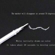 Set de 10 bolígrafos mágicos borrables con calor, bolígrafos de tela sensibles a la temperatura que desaparecen, accesorios de marcado y etiquetado para costura y manualidades DIY