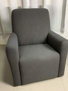 Dad's Adjustable Quilted 1-Seater Armchair Cover - Protective Comfort - 灰色 - 查看 6