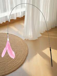 1. Cat Teaser Wand With Suction Cup, Regular Suction Cup Comes With Double-Sided Adhesive, Can Be Handheld. (The Product Is Available In Regular Suction Cup And Heavy-Duty Suction Cup, It Is Recommended To Purchase The Heavy-Duty Suction Cup For Stronger Suction.) Cat Toy, Boredom Relief Toy, Cat Toy With Suction Cup, Puppy Toy, Cat Teaser Toy, Anti-Bite And Chew-Resistant, Replaceable Suction Cup Head, Designed Specifically For Cats, Unleashes Cat's Instincts, Durable, Stable Base.