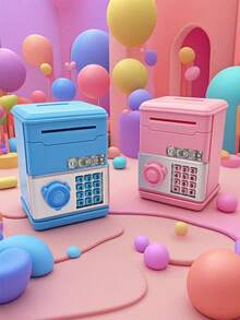 Hucha mecánica manual en miniatura, regalo de juguete de simulación para niños - Multicolor - Ver 5