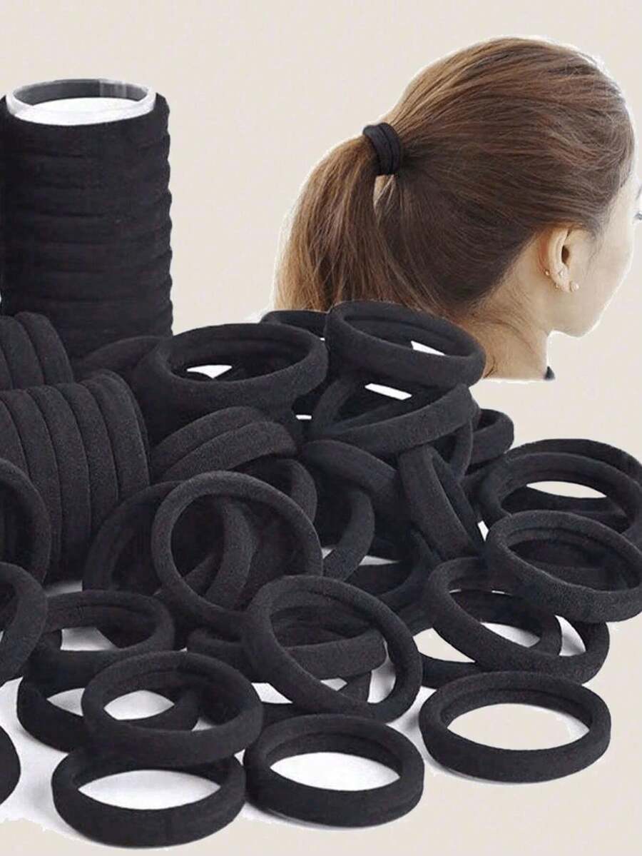 20/30/50pcs Women's Basic High Elasticity Hair Ties For Ponytail, Hairstyle (Assorted Colors) Casual,Woman Head Accessories, Woman Hair Accessories Ponytail Holders Hair Elastics Hair Rubber Bands Scrunchies Hair Rope, Hair Bobbles ,Gym Sport Outfit.