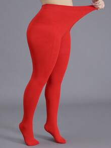 1件装孕妇保暖连裤袜，黑色纯色，弹力保暖，适合孕早期、孕中期和孕晚期，秋冬季穿着舒适。