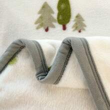 1 pieza Manta de doble capa con estampado de pequeños animales, ajustable a la temperatura, lavable, adecuada para viajes, dormitorio, sofá, habitación, todo el año