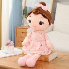 Christmas Decoration 1pc 45cm Super Kawaii Plush Doll With Clothes Stuffed Soft Cartoon Pillow Plush Toys Birthday Gift Room Decoration,Pink Stuffed Animal