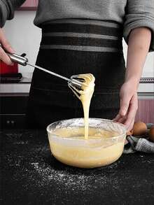 1/2/3pcs Semi-Automatic Egg Beater, Cream & Egg Mixer, Home Egg Mixer, Press & Rotate Whisk, Baking Tool, Suitable For Various Mixed Foods, Kitchen Appliances, Baking Supplies - Multicolor - View 5